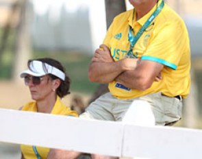 Australian team trainer Ton de Ridder