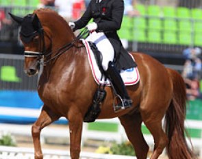 Cathrine Dufour and Atterupgaards Cassidy at the 2016 Olympic Games :: Photo © Astrid Appels