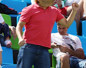Fan in the crowds