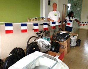 Equipment donated to Estrela da Favela by the French Olympic Equestrian Team