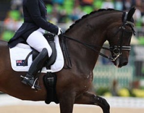 Sue Hearn and Remmington at the 2016 Olympic Games in Rio de Janeiro :: Photo © Astrid Appels