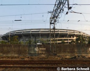 Maracana. Typical public transport conversation: "Where are you from?" "Germany." "Oh, Alemanha. Seven-one ..." "But we beat Argentina." "Yay!"