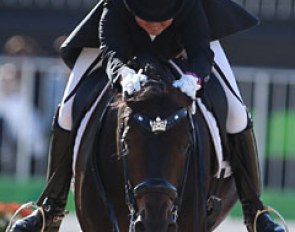 Inessa Merkulova pulls Mister X' ears