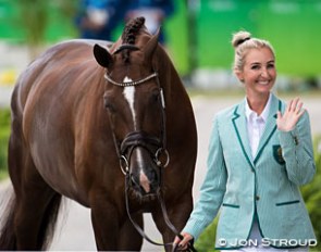 Kristy Oatley and Du Soleil at the 2016 Olympic Games :: Photo © Jon Stroud