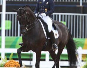 Isabell Werth and Weihegold at the 2016 Olympic Games in Rio :: Photo © Astrid Appels