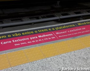Subway cars reserved for women