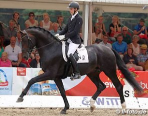 Frederic Wandres and Ferrari at the 2016 Oldenburg Regional Championships in Rastede :: Photo © LL-foto