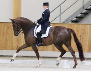 Petra Stroetmann and Fidelio van het Bloemenhof at the 2016 CDN Riesenbeck