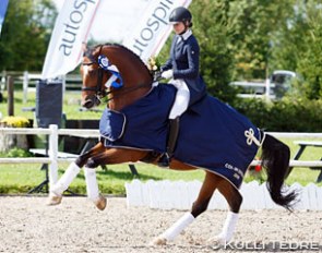Hanna Karasiova and Arlekino win the 2016 CDI-W Ruila :: Photo © Kulli Tedre