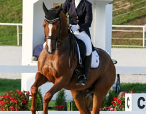 Polona Kalan and Elton win the 2016 Slovenian Dressage Championships for senior riders
