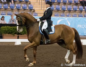 Judy Dierks and Diamond Star at the 2016 CDI-W Sydney :: Photo © Franz Venhaus