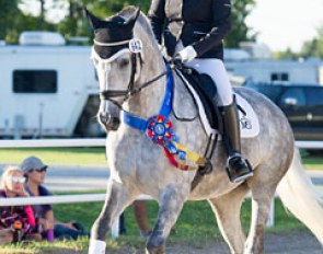 Nicole Harrington and Camomila MCD, 2016 Copa USPRE Champion for FEI 5 Year Old :: Photo © Carolynn Bunch