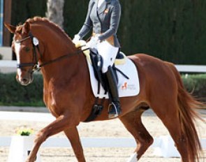 Maria Albinana Sanz and Lario de Adama de Susa at the 2016 CDI Valencia :: Photo © Rui Pedro Godinho
