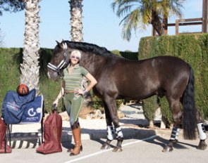 Silvia Rizzo and Sal are ready for the 2016 CDI Samorin with three new sponsors backing her