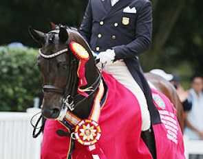 Cesar Parra and Fashion Designer at the 2016 U.S. Developing PSG Horse Championships :: Photo © Mary Phelps