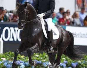 Glamoudale at the 2016 World Championships for Young Dressage Horses :: Photo © Astrid Appels
