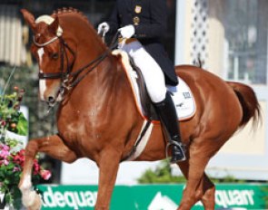 Catherine Haddad and Hotmail at the 2016 CDI 5* Wellington :: Photo © Astrid Appels