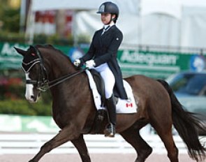 Alexandra Meghji on Rigo at the 2016 CDI Wellington :: Photo © Astrid Appels