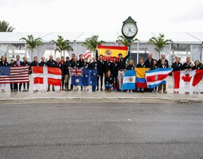 The nations competing in the 2016 CDIO Wellington Nation Cup :: Photo © Sue Stickle