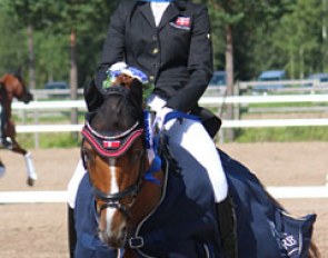 Sara Aagaard Hyrm and FB Gangster at the 2016 Nordic Baltic Championships :: Photo © Senja Holpainen