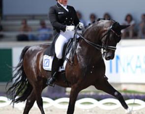 Juliette Piotrowski and Sir Diamond at the 2017 CDIO-U25 Aachen :: Photo © Astrid Appels