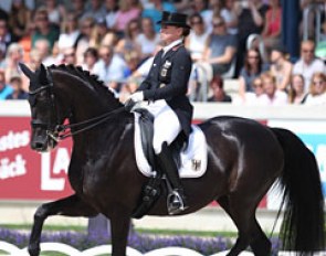 Isabell Werth and Weihegold at the 2017 CDIO Aachen :: Photo © Astrid Appels
