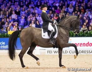 Isabell Werth and Weihegold OLD at the 2017 CDI-W Amsterdam :: Photo © Digishots