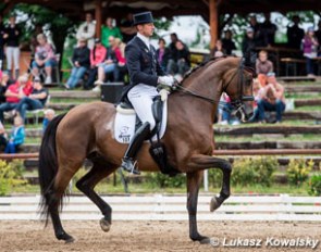 Patrik Kittel and Well Done de la Roche at the 2017 CDI-W Brno :: Photo © Lukasz Kowalski
