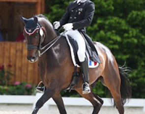 Jules Cadusseau and Gayento van het Bloemehof at the 2017 CDIO Compiègne :: Photo © Astrid Appels