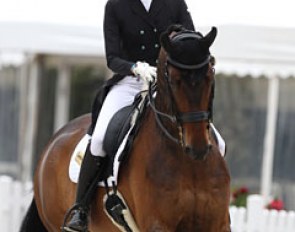 French Alizee Cernin on the 9-year old Dutch warmblood gelding Douglas (by Spielberg x Sir Sinclair), owned by Tiffany Wauthier and Antoine Monnin