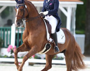 French top duo in the 3* Grand Prix: Nicole Favereau on the classically schooled Ginsengue