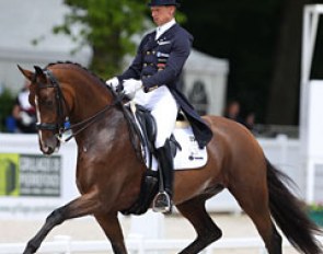 Patrik Kittel on the gorgeous Swiss warmblood mare Well Done de la Roche CMF
