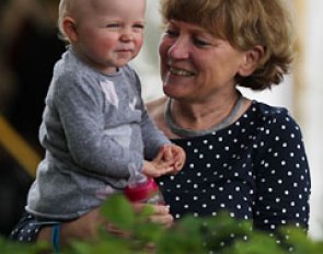 Helen Langehanenberg's mom with Helen's daughter