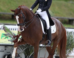 Arlene 'Tuny' Page on her second GP ride Dr. House (by Don Schufro)