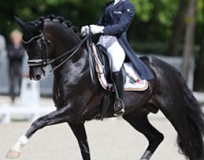 Horse dealers are already breathing down Fanny Verliefden's neck to get a hold of her Totilas lookalike Indoctro van de Steenblok