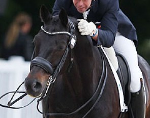 Daniel Watson gives Amadeus a big pat at the end of his ride