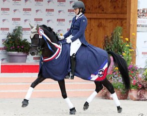 Charlotte Palas and Under Cover Fast win the 2017 French Pony Championships :: Photo © Rose H.