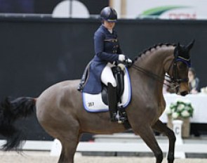 Finland's Niina Nilosaari followed her coach Emile Faurie to Lier to compete her Finnish bred Kom Ragdoll (by Playboy x Tolstoy)