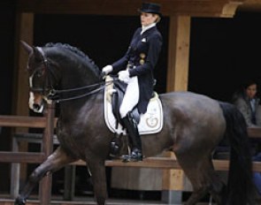 Trained by Dieter Weichert, Stella Charlott Roth and Rubin Action (by Rohdiamant x Grundstein II) finished 10th in the Grand Prix in Lier. The bay is one of 