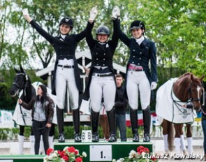 The Hungarian team won the CDIO for Young Riders
