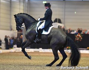 Dorothee Schneider and Sammy Davis Jr at the 2017 CDN Munster Indoor :: Photo © Barbara Schnell