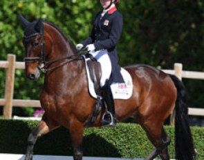 Samantha Thurman-Baker and Spring Pascal have not competed on the European continent since 2011! Their last CDI was in Hickstead in August 2014 competing in the senior GP division. In Roosendaal they were in the U25s