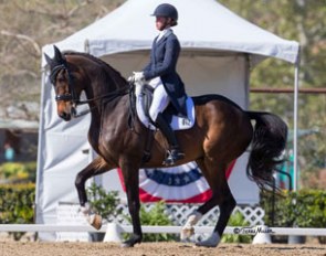 Dawn White-O'Connor and Legolas at the 2017 CDI San Juan Capistrano :: Photo  Terri Miller