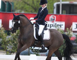 Dutch Pem Verbeek on the former Belgian team pony Matcho D van Prinsenhofs