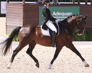 Alexandra Duncan and Vitall at the 2017 CDI Tryon