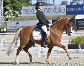 Amira Aasted Jespersen on Top Tilas at the 2017 CDIO Uggerhalne :: Photo © Ridehesten