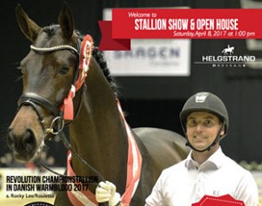 Save the Date: 2017 Helgstrand Dressage Open House and Stallion Show on 8 April 2017