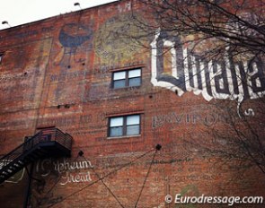 I love those old brick buildings with advertisement of forlorn business still painted on