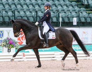 Tina Irwin and Laurencio lead Team Canada to victory in the 2017 CDIO Wellington Nations Cup :: Photo © Sue Stickle