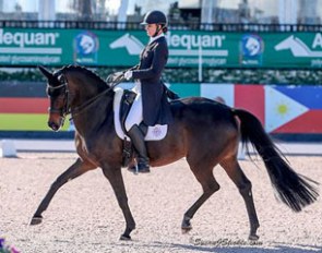 Adrienne Lyle and Horizon at the 2017 CDI Wellington :: Photo © Sue Stickle